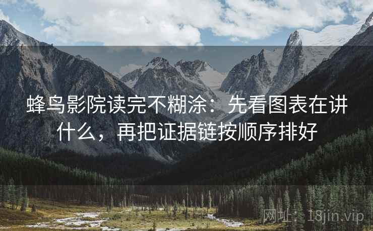蜂鸟影院读完不糊涂：先看图表在讲什么，再把证据链按顺序排好